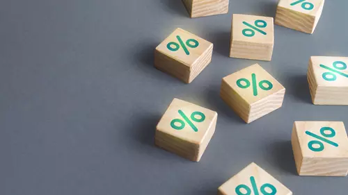 Träklossar med procenttecken på